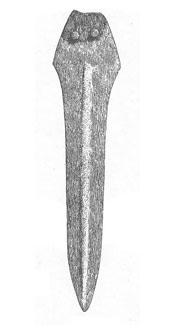 The young man from Borum Eshøj only was given a dagger in his sword scabbard. Could it be that someone tried to cheat him after his death? A mild piece of deception?
