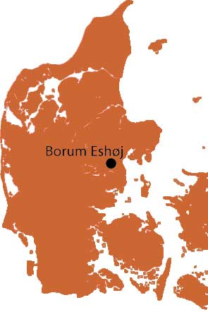 Borum Eshøj is located here. The family from Borum Eshøj