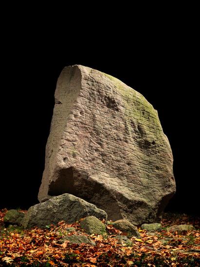 The Glavendrup stone displays a warning to anyone who damages or moves the stone. Runic magic