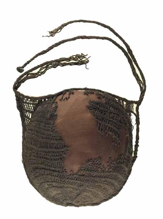 The sprang hair net is found in the Early Bronze Age burial from Borum Eshøj near Aarhus. Textile preservation