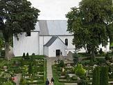 Jelling Church seen from the South. The re-burial of a king?