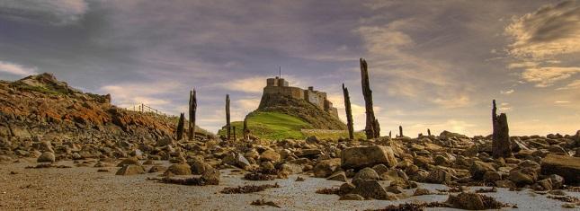 Lindisfarne today. Photo: Lee Bailey. Robbery of churches and monasteries
