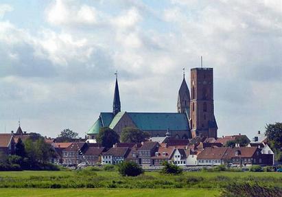 The building of Ribe Cathedral - Denmark's oldest - was started in the middle of the 1100s. Photo: Bococo. The first churches of the Viking Age