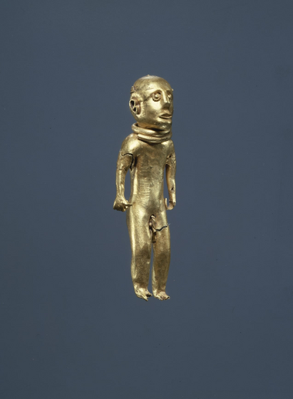 Germanic God from the Iron Age found in Slipshavn Germanic Statuette of Gods